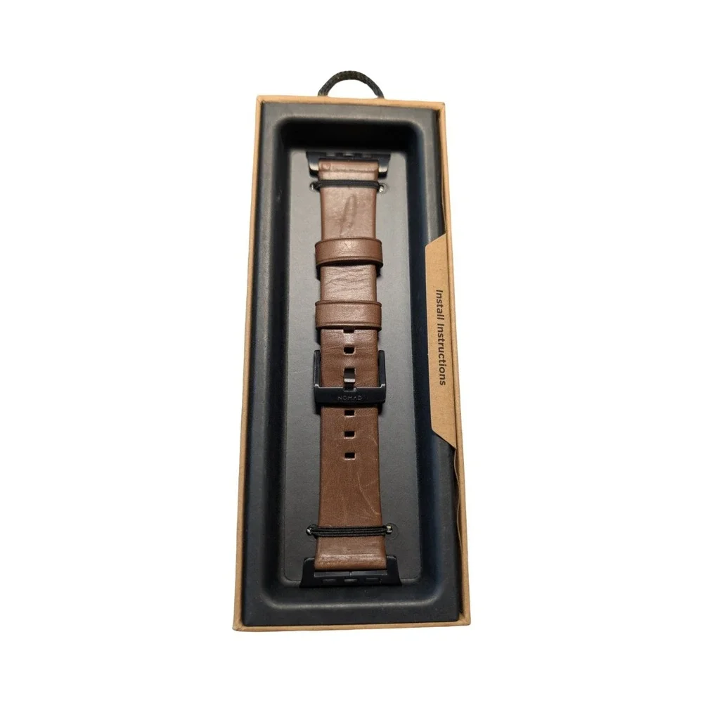 26-U Nomad Modern Band Leather Apple Watch 1-9 Series, Ultra 1-2, SE 44/45/49mm